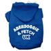 Mirage Pet Aberdoggie UK Screenprint Pet Hoodies Blue Size Med