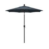 California Umbrella 7.5 ft. Fiberglass Market Umbrella Push Tilt Bronze-Pacifica-Sapphire