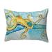 Betsy Drake NC547 16 x 20 in. Gold Octopus No Cord Indoor & Outdoor Pillow