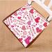 GCKG Lovely Hearts HAPPY VALENTINES DAY Chair Pad Seat Cushion Chair Cushion Floor Cushion with Breathable Memory Inner Cushion and Ties Two Sides Printing 20x20inch