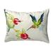 Betsy Drake Interiors Hummingbird Indoor/Outdoor Lumbar Pillow