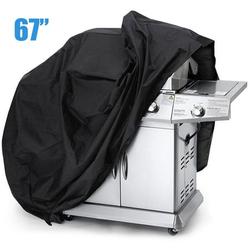 Universal Gas Grill Cover EEEkit 67 Waterproof Barbecue BBQ Cover Durable Nylon Fabric Resistant Material Fits Grills of Weber Char-Broil Nexgrill Brinkmann and More