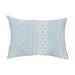 Simply Daisy 14 x 20 Pattern Stripe Light Blue Decorative Stripe Outdoor Pillow