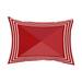 Simply Daisy 14 x 20 Knot Fancy Red Abstract Decorative Outdoor Pillow