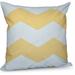 Simply Daisy 16 x 16 Bold Chevron Stripe Polyester Indoor/Outdoor Pillow Yellow (1 count)
