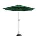 Villacera 9FT Outdoor Patio Umbrella Shade with Auto Tilt Forest Green