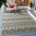 SAFAVIEH Veranda Luwig Southwestern Indoor/Outdoor Area Rug 6 7 x 6 7 Square Grey/Beige