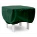 KoverRoos 64263 Weathermax 24 in. Square Table Cover Forest Green - 24 L x 24 W x 15 H in.
