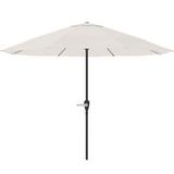 Pure Garden 9FT Outdoor Vented Patio Umbrella with Easy Crank (Tan)
