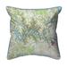 Betsy Drake SN613 12 x 12 in. Tims Ford Lake TN Nautical Map Small Corded Indoor & Outdoor Pillow