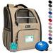 PetAmi Deluxe Pet Carrier Backpack Heather Taupe