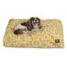 Majestic Pet | Fusion Shredded Memory Foam Rectangle Pet Bed For Dogs Removable Cover Yellow Small
