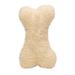 Boss Pet 08807 Digger s Fleece Plush Characters Cuddly Bone Shape Dog Toy with Squeaker