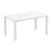 Compamia Ares 55 Resin Patio Dining Table in White