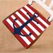 GCKG Red Anchor Chair Cushion Red Anchor Chair Pad Seat Cushion Chair Cushion Floor Cushion with Breathable Memory Inner Cushion and Ties Two Sides Printing 20x20 inch