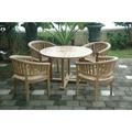 Anderson Teak Tosca 5-Pieces Dining Table Set