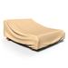 Budge Double Chaise Beige Patio Chaise Cover Sedona