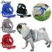 Spencer No Pull Dog Pet Harness Leash Set Reflective Adjustable No Choke Breathable Mesh Dog Vest Outdoor Walking Travel for Small Dogs Cats Pets Blue L