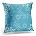 BPBOP Patern Blue and White Pattern Indoor Patio Pillowcase Cover 18x18 inch