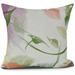 Windy Floral Print Outdoor Pillow