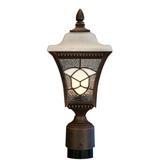 Home Outdoor Decorative Abington F-4980-CP Estate Post Mount Light - Copper