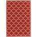 Oriental Weavers of America Demopolis Geometric Indoor/Outdoor Polypropylene Rug Red