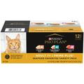 Purina Pro Plan Grain Free Senior Wet Cat Food Variety Pack Pate SENIOR Seafood Favorites 3 oz. Can