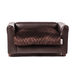 Keet Fluffly Deluxe Pet Bed Sofa Chocolate Small