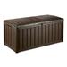 Keter Glenwood 101 Gallon Durable Outdoor Storage Resin Plastic Deck Box Brown