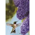 Magnolia Garden Flags M070020 30 x 44 in. Ruby & Lilac Polyester Garden Flag Large