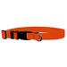 Moose Pet Wear Adjustable Collar 1 inch Medium Classic: Hot Orange