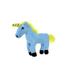 Mighty Junior Liar Unicorn Durable Dog Toy Blue