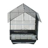 YML 1314MBLK House Top Style Small Parakeet Cage