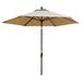 Hanover Outdoor Traditions Market Umbrella with 11 Canopy