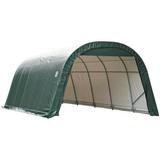 Shelterlogic Outdoor Round Garage Boat/ Car Green 12 x 8 x 24-foot Storage Shed