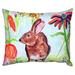 Brown Rabbit Left No Cord Pillow 16x20