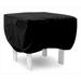 KoverRoos 79317 Weathermax 30 in. Ottoman-Small Table Cover Black - 30 L x 30 W x 15 H in.