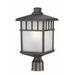 Dolan Lighting - One Light Post Mount - Barton 1-Light Post Mount-Olde World