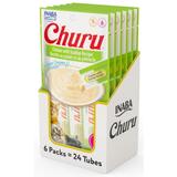 INABA Churu Creamy Lickable PurÃ©e Cat Treat w Taurine 0.5 oz 24 Tubes Chicken w Scallop Recipe