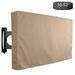 Outdoor TV Cover 50 to 52 Inches Universal Weatherproof Protector - Brown