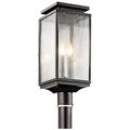 Kichler 49388OZ Manningham 3 Light 21 Outdoor Post Lantern in Olde Bronze