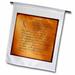 3dRose The Lords Prayer Matthew 6 9 13 Prayer Hands and verse embossed on copper - Garden Flag 12 by 18-inch