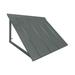 Awntech H23-US-4PTR 4 ft. Houstonian Metal Standing Seam Awning Pewter - 56 x 24 x 36 in.