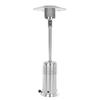 Fire Sense Pro Series 46 000 BTU Wheeled Patio Propane Heater Stainless Steel