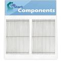 2-Pack BBQ Grill Cooking Grates Replacement Parts for Weber GENESIS S-320 NG (2008) - Compatible Barbeque Grid 19 1/2