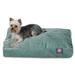 Majestic Pet | Villa Velvet Rectangle Pet Bed For Dogs Removable Cover Azure Medium