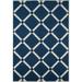 Momeni Indoor/Outdoor Geometric & Abstract Coastal Modern Contemporary Area Rugs Blue 63 x 156
