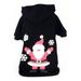 LED Lighting Juggling Santa Hooded Sweater Pet Costume Small