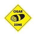 Cigar Crossing Decal Zone Xing | Indoor/Outdoor | 4 Tall smoker box Cuban cigars shop lover Cuba tobacconist smoking