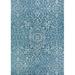 Couristan Monte Carlo Palmette Indoor/Outdoor Area Rug 2 3 x 7 10 Runner Ocean-Ivory